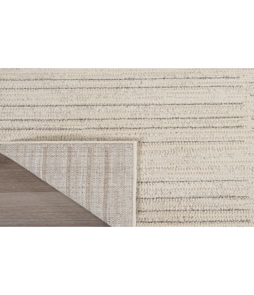 Nourison Santa Cruz Ivory Grey SCZ02 7 ft. 10 in. X 9 ft. 10 in. Rectangle Rug
