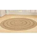 Nourison Natural Seagrass Natural Rug NSG01 3 ft. Round - Rugs Town Nourison Natural Seagrass Natural NSG01 3 ft. Round Rug