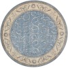 Nourison Somerset - St02 Light Blue Area Rug 5 ft. 6 X Round