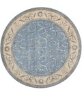 Nourison Somerset Round Area Rug ST02-Light Blue