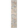 Calvin Klein Ck950 Rush - Ck951 Blue Beige Area Rug 2 ft. 3 in. X 10 ft. Runner
