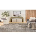 Nourison Astra Machine Washable Gold Grey ASW16 7 ft. 10 in. X 10 ft. Rectangle Rug