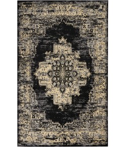 Nourison Grafix Black GRF14 9 ft. X 12 ft. Rectangle Rug