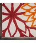 Nourison Aloha Area Rug ALH05 Red Multi Colored