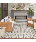 Nourison Twist Reversible Black TWS01 8 ft. X 10 ft. Rect. Rug