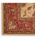 Nourison Living Treasures Area Rug LI04-Ivory/Red
