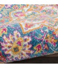 Nourison Passion Runner Area Rug PSN20-Teal Multicolor