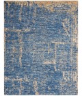 Nourison Luna Dark Blue Mocha LUN01 8 ft. X 10 ft. Rect. Rug