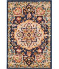 Nourison Passion Area Rug PSN22 Navy Multicolor