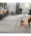 Nourison Luna Grey Silver LUN02 9 ft. X 12 ft. Rect. Rug