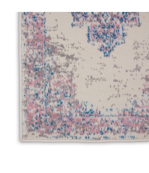 Nourison Grafix Runner Area Rug GRF14-Ivory/Pink