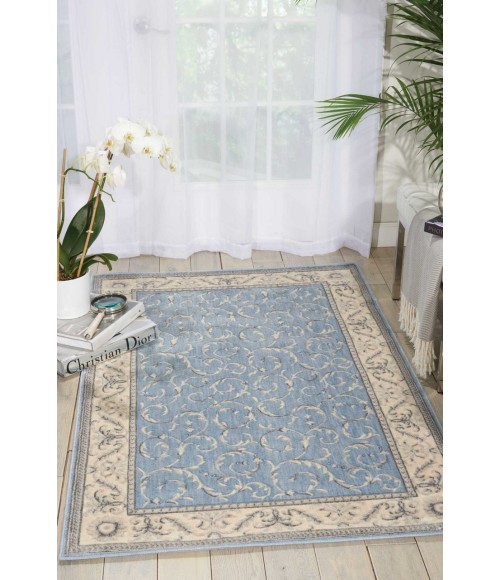 Nourison Somerset Area Rug ST02-Light Blue