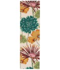 Nourison FANTASY Area Rug Nourison Fantasy Runner Area Rug FA26-Ivory