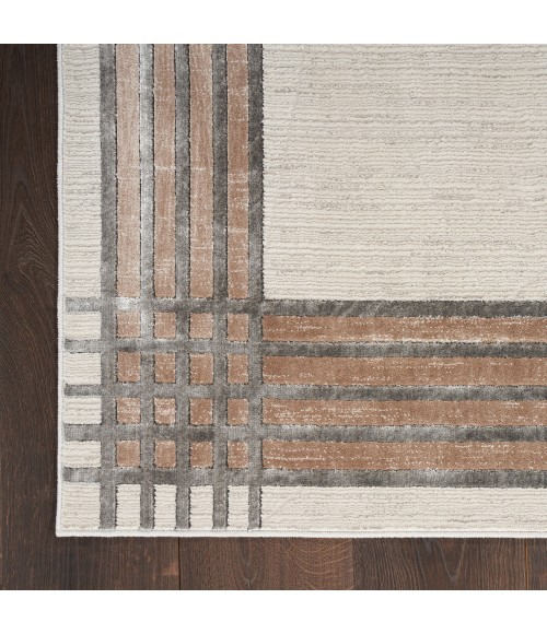 Nourison Desire Area Rug DSR01 Ivory/Silver