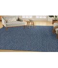 Nourison Practical Solutions Navy Blue PSL01 8 ft. X 10 ft. Rectangle Rug