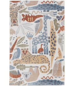 Nourison Astra Washables - Asw01 Ivory Area Rug 3 ft. 3 in. X 5 ft. Rectangle