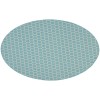 Nourison Reversible Indoor Outdoor Aqua RVB01 8 ft. Round Rug