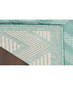 Nourison Versatile Aqua/Teal NRV01 2 ft. X 4 ft. Rectangle Rug