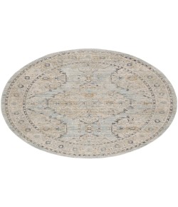 Nourison Nyle Light Blue NYE07 7’10” Round Rug
