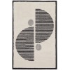 Nourison Modern Passion - Mdp02 Ivory Black Area Rug 2 ft. X 3 ft. Rectangle