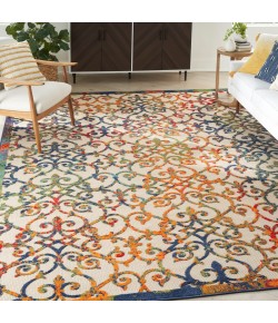 Nourison Aloha - Alh21 Multicolor Area Rug 10 ft. X 14 ft. Rectangle