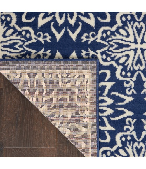 Nourison Jubilant Area Rug JUB06-Navy/Ivory