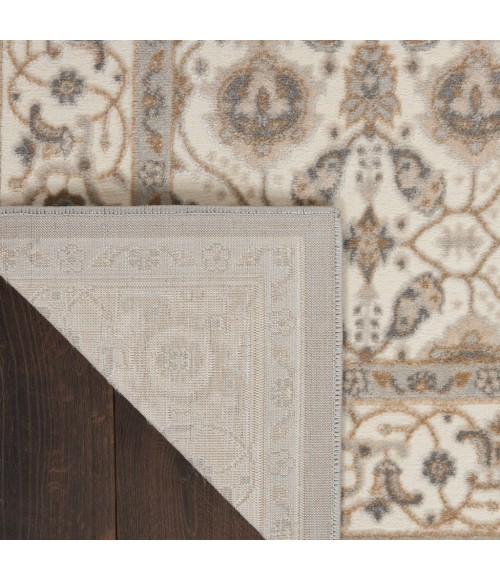 Nourison GRAND VILLA Area Rug Kathy Ireland Grand Villa Area Rug KI83-Lt Grey