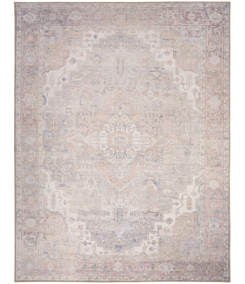Nourison Vintage Washables Light Blue VWS07 9 ft. 10 in. X 13 ft. 2 in. Rect. Rug