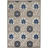 Nourison Home Aloha ALH19 Grey Blue 5 ft. 3 in. X 7 ft. 5 in. Area Rug