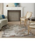 Nourison Tangra Grey/Multi TNR03 5 ft. X 7 ft. Rect. Rug