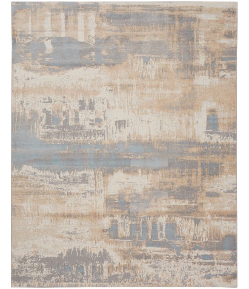 Calvin Klein Enchanting Area Rug ECH02 Ivory/Seaglass