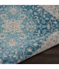 Nourison TRANQUIL Area Rug Nourison Tranquil Round Area Rug TRA07-Ivory/Turquoise