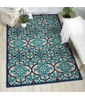 Nourison Aloha Area Rug ALH14 Navy 5'3" x 7'5"