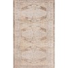 Nourison Astra Machine Washable Beige ASW11 2 ft. 2 in. X 10 ft. Rectangle Rug