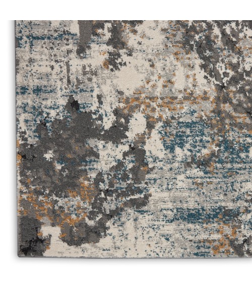Nourison LUDLOW Area Rug Nourison Ludlow Runner Area Rug LDW01-Grey/Multi