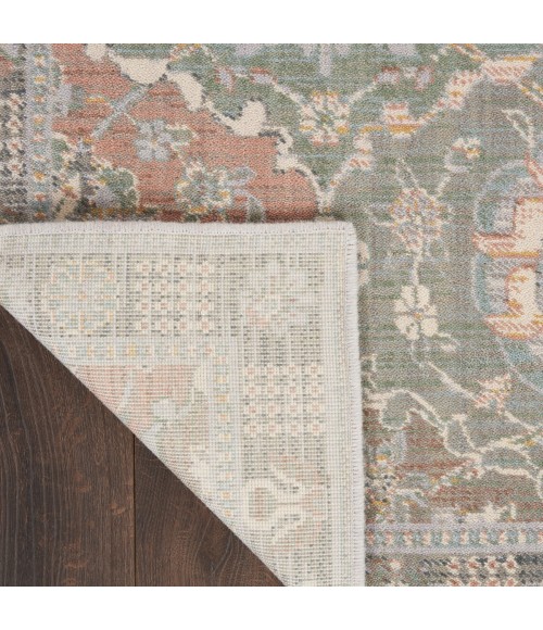 Nourison Parisa Area Rug PSA05 Grey/Multi 7'9" x 9'9"