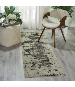 Nourison Maxell - Mae07 Ivory Grey Area Rug 2 ft. 2 X 7 ft. 6 Rectangle