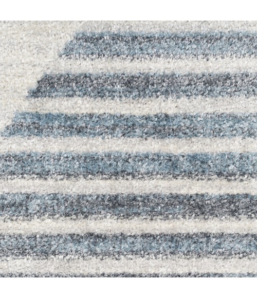 Nourison Astra Machine Washable Area Rug ASW03 Ivory Blue