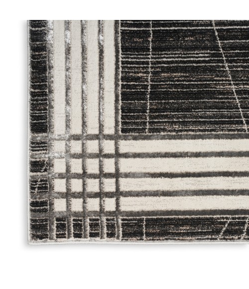 Nourison Desire Area Rug DSR01 Charcoal/Silver