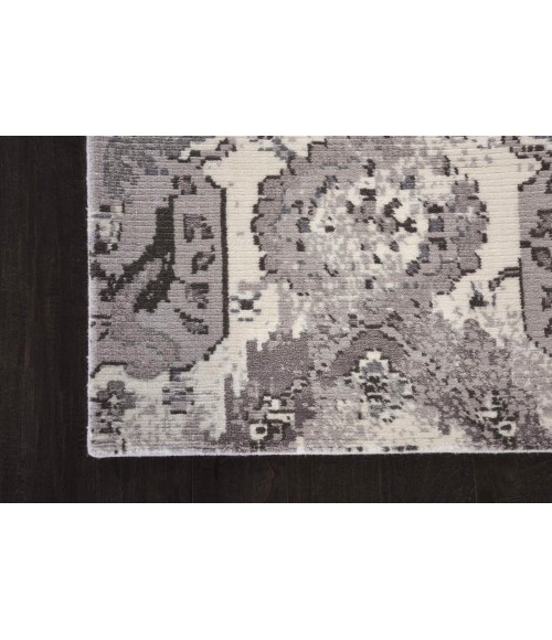 Nourison Twilight Area Rug TWI03 Ivory/Grey 5'6" x 8'