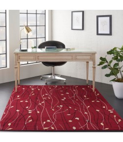 Nourison Grafix - Grf15 Red Area Rug 6 ft. X 9 ft. Rectangle