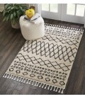 Nourison Moroccan Shag Area Rug MRS02-Cream