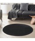 Nourison Essentials Black Area Rug NRE01-Black