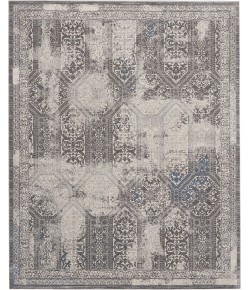 Nourison Grand Expressions - Ki51 Grey Ivory Area Rug 9 ft. X 12 ft. Rectangle