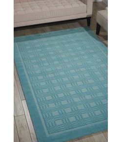 Nourison Westport - Wp32 Aqua Area Rug 5 ft. X 8 ft. Rectangle
