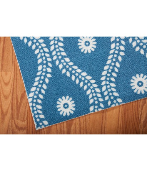 Nourison Home & Garden Area Rug RS085 Navy 10' x 13'