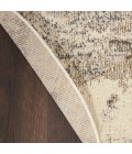 Nourison Celestial Round Area Rug CES02-Ivory/Grey