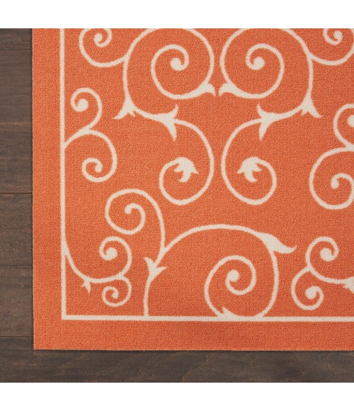 Nourison Home & Garden Area Rug RS019-Orange
