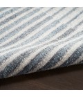 Nourison Astra Machine Washable Area Rug ASW03 Ivory Blue