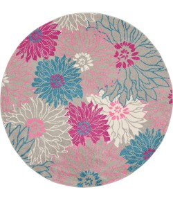 Nourison Passion - Psn17 Grey Area Rug 8 ft. X Round
